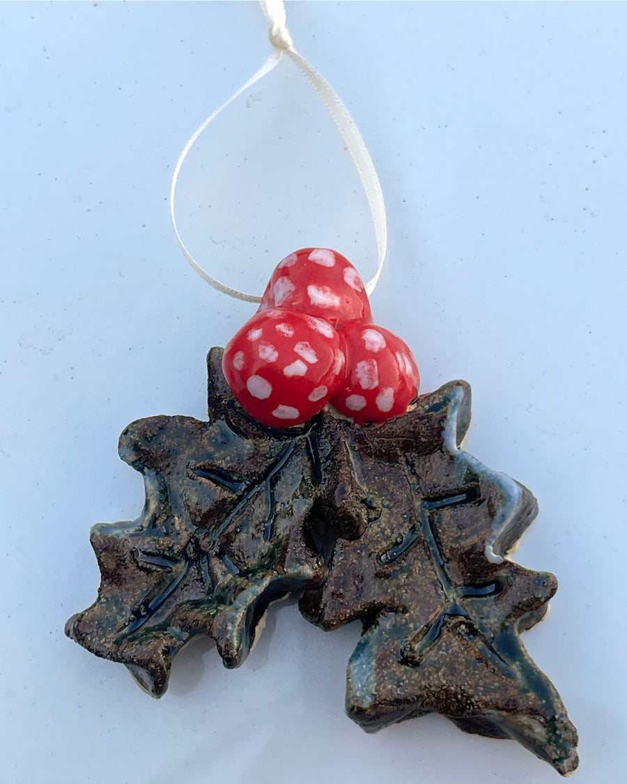 Holly Ornament